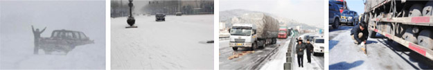 冰雪对路面造成的影响