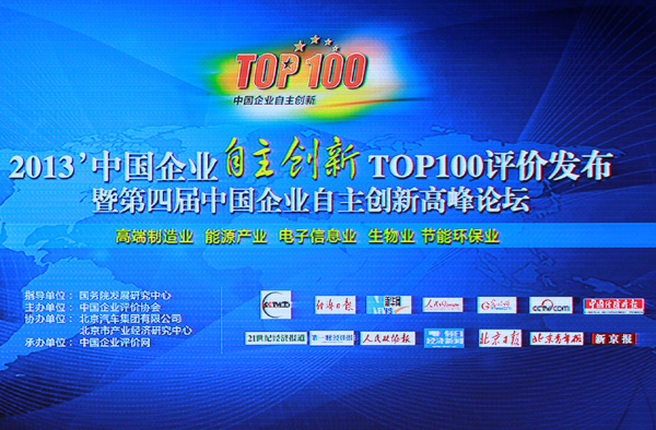 中国企业自主创新TOP100评价发布会