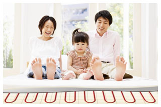 发热电缆电地暖安装图