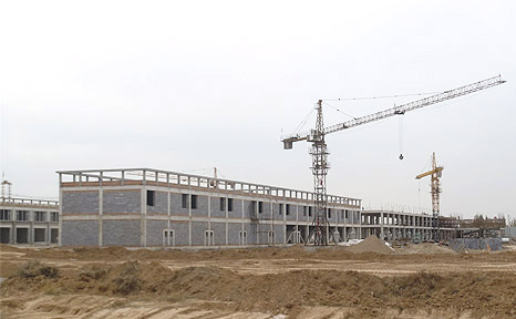 电地暖施工现场